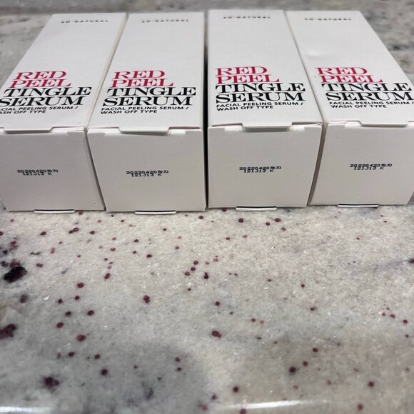 So Natural Red Peel Tingle Serum w/Alpha Hydroxy Exfoliating Face Serum 35ml NEW - Picture 2 of 5